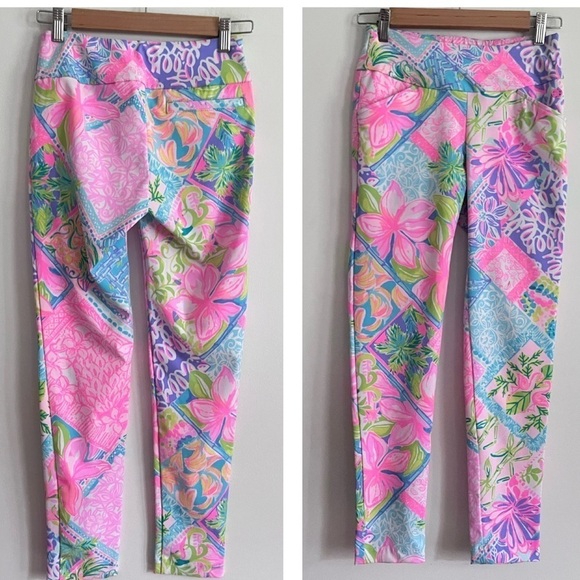 Lilly Pulitzer UPF 50+ Multi Block Party Corso Golf Pants - Picture 1 of 8